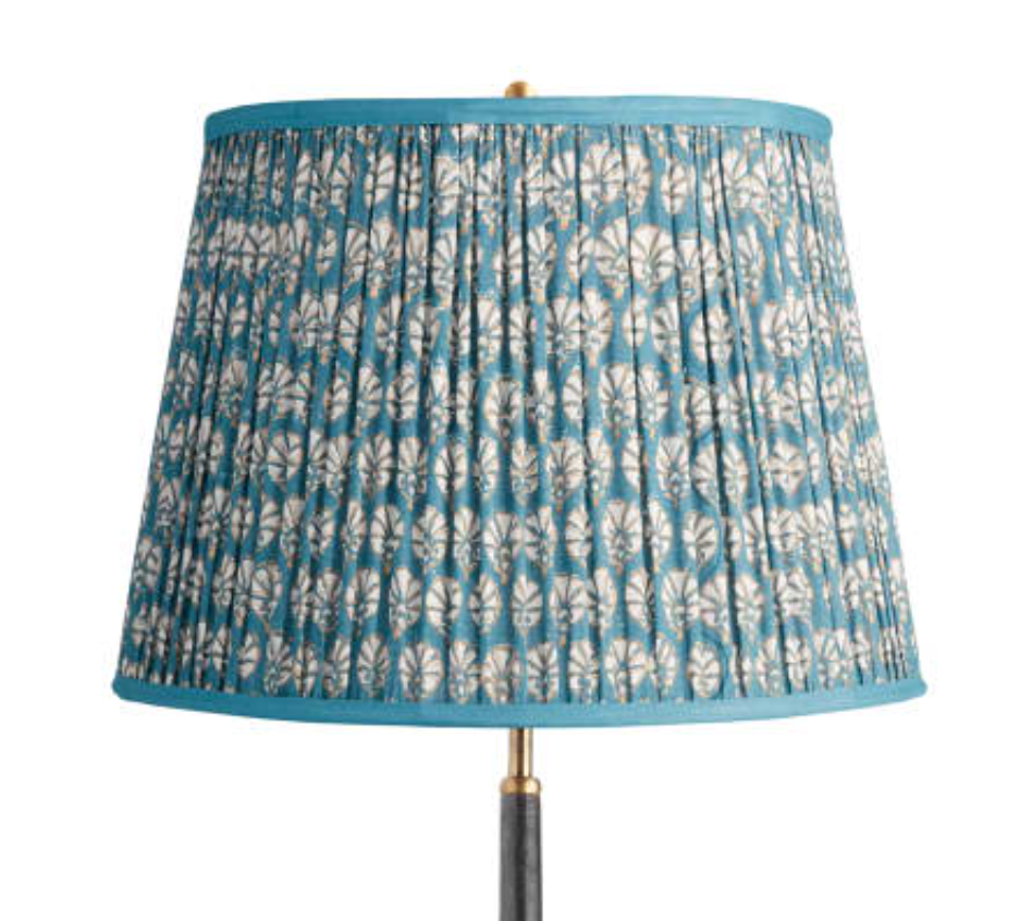 Turkish Blue Dervish Lampshade -16 inches