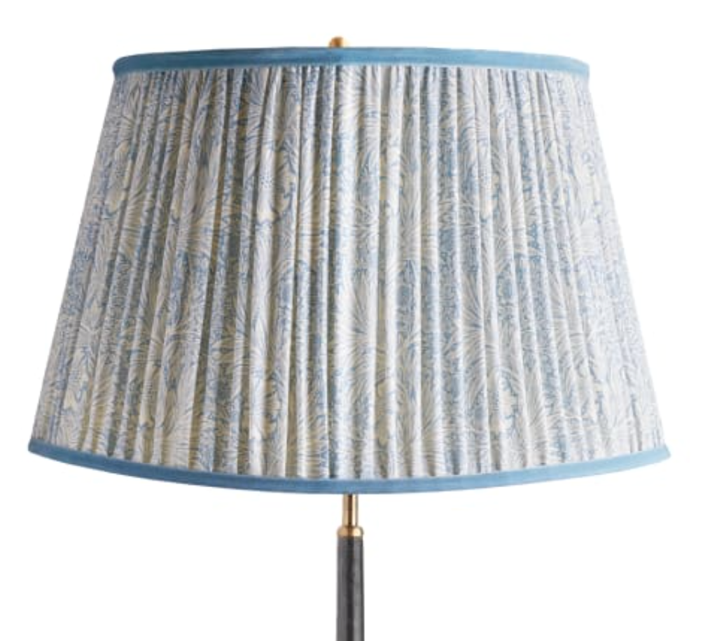 China Blue Marigold Lampshade -20 inch