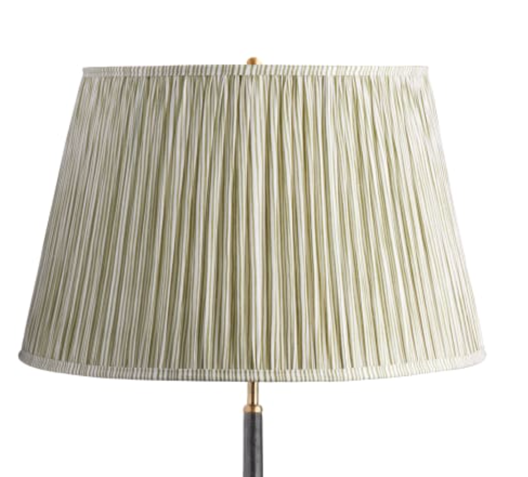 Green Candy Stripe Lampshade- 20 inch
