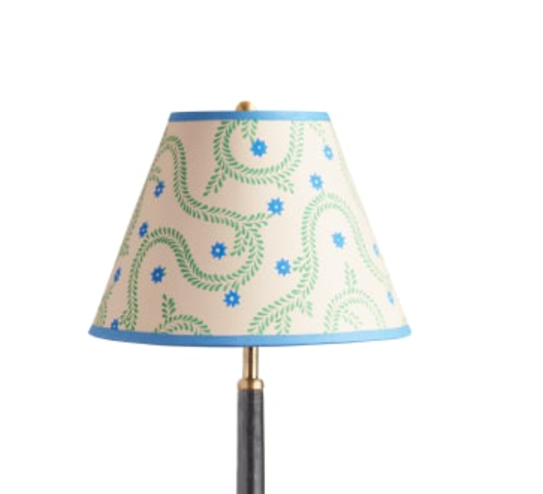 Blue Wiggly Stars Lampshade- 10 inch