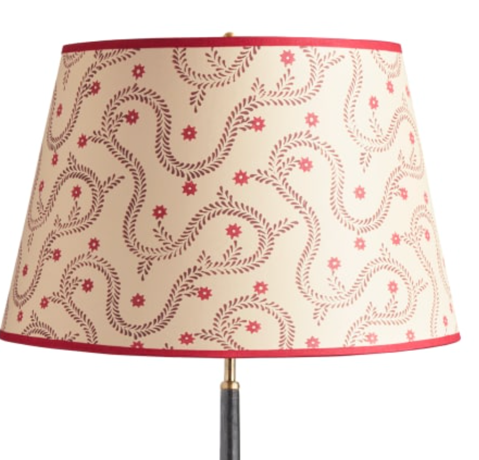 Red Wiggly Star Lampshade- 20 inch