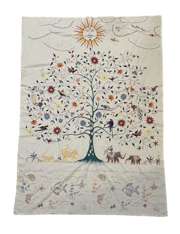 Antique Tree of Life Tapestry