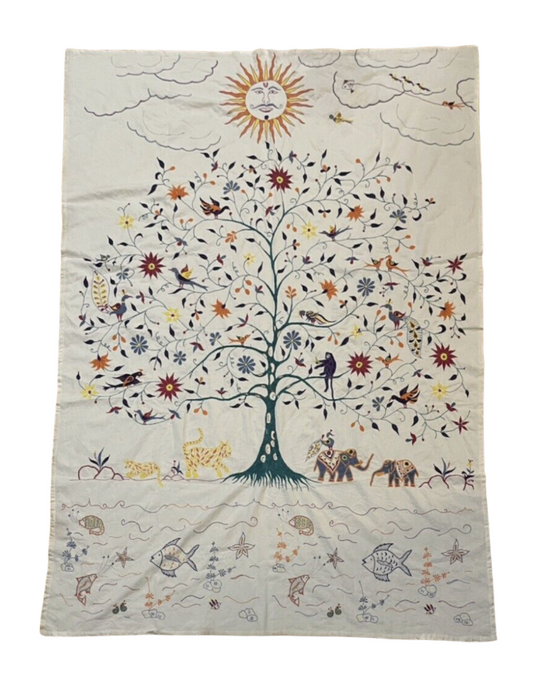 Antique Tree of Life Tapestry