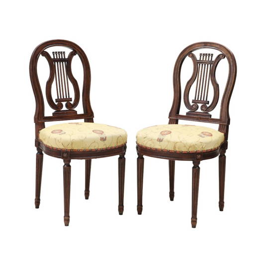 Antique Louis XVI Mahogany Chairs