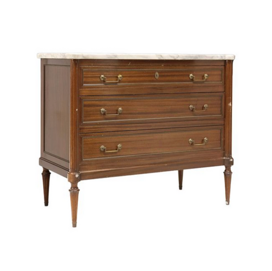 French Marble Top Commode