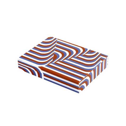 Resin Inlay Box Red/Blue