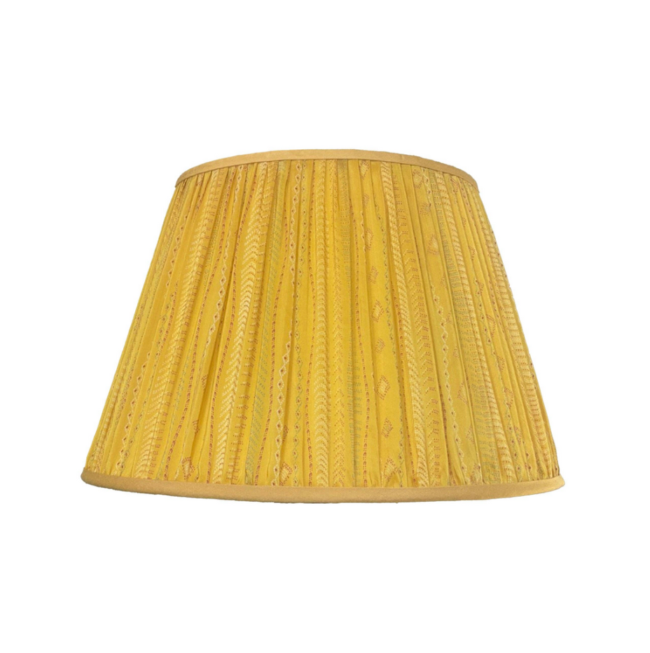 Yellow Silk Lampshade 20 in.