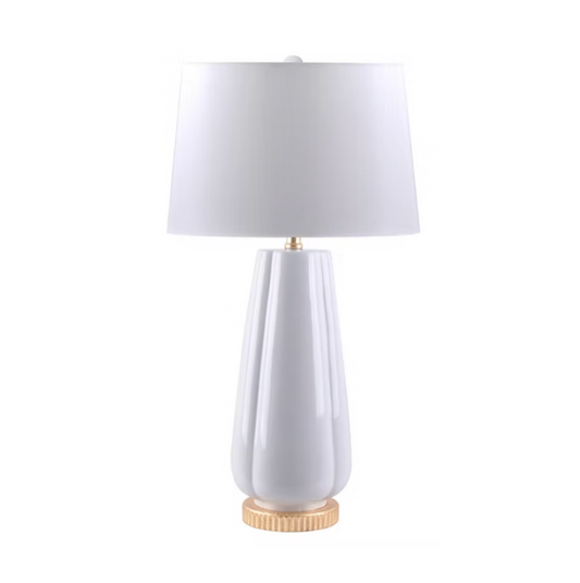 White Ceramic Table Lamp