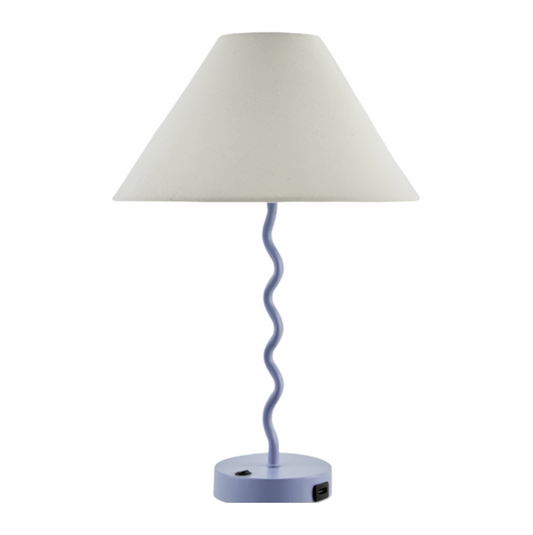 Squiggle Lamp Purple