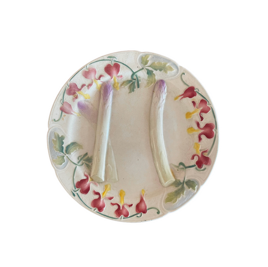 French Antique Asparagus Plate