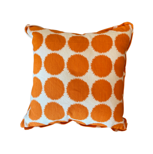 Schumacher Orange Pillow