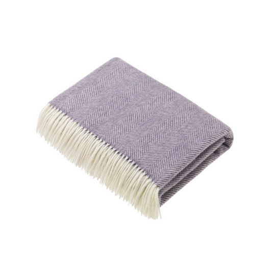 Merino Lambswool Throw-Clover