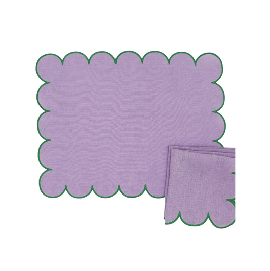Lilac Adorned Napkin - Set of 4