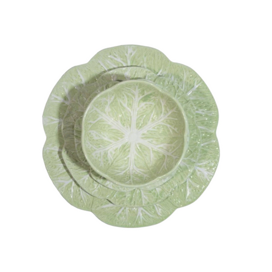 Soft Green - Cabbage Dinner Plates