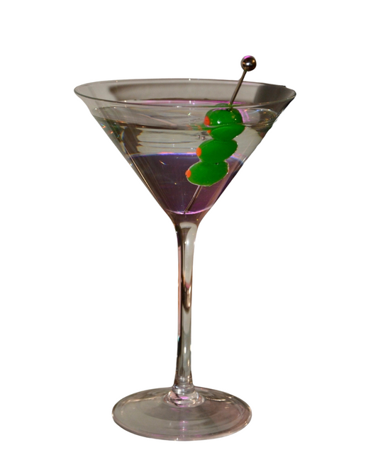 Faux Dirty Martini Glass