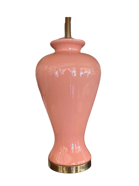 Antique Ceramic Peach Lamps