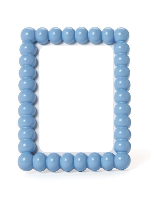Blue Hobnail 5x7 Photo Frame