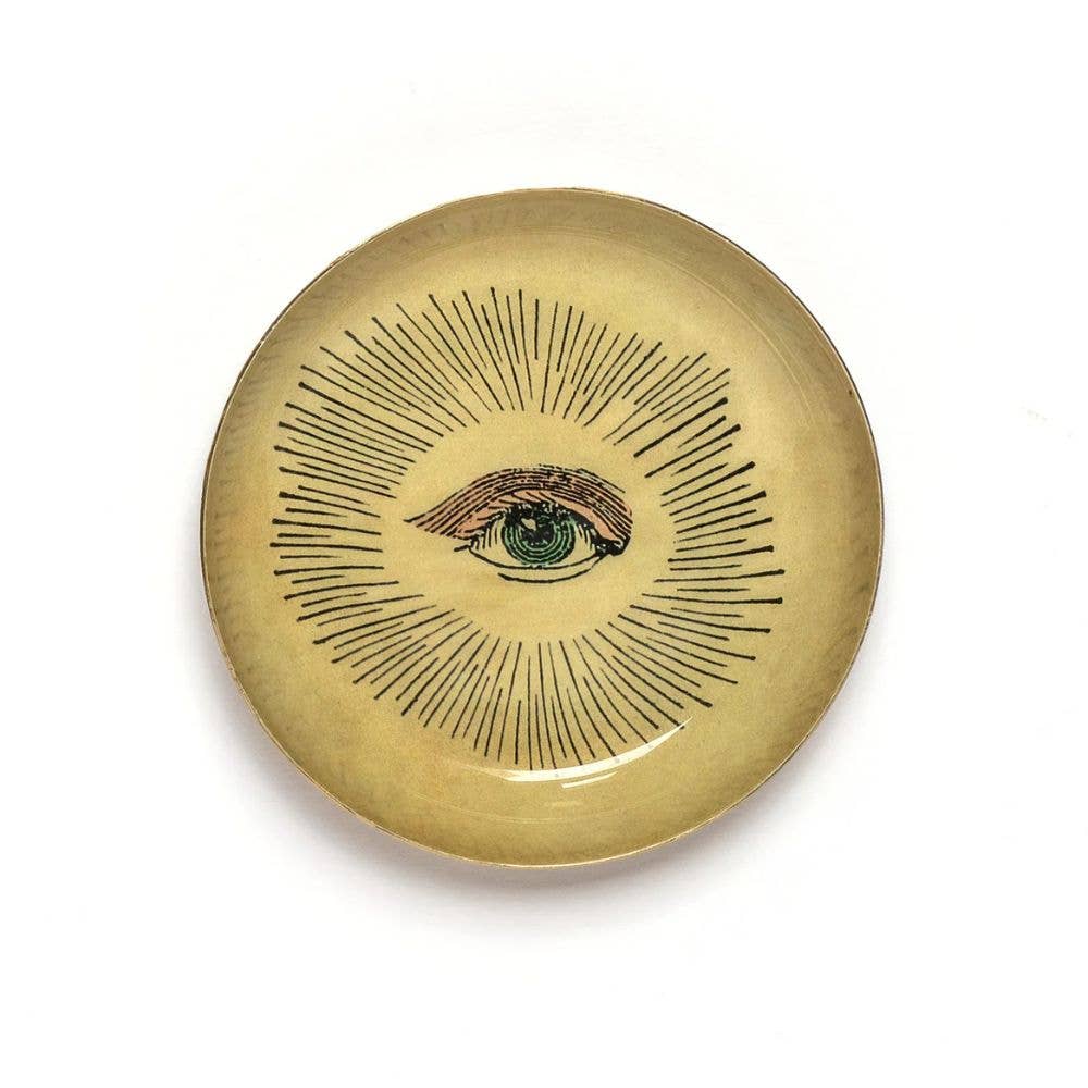 Eye Small Enamel Tray