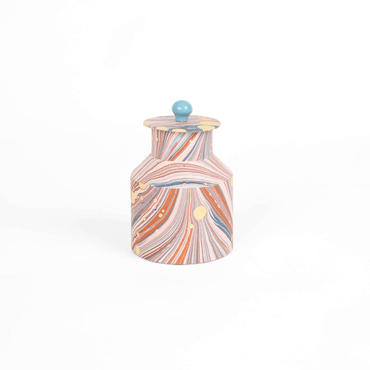 Marbled Burni Jar - TWILIGHT FIRE WHIRL