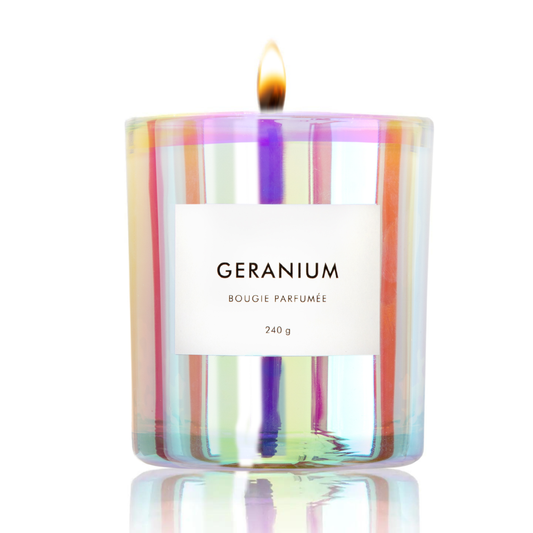 Geranium Scented Candle