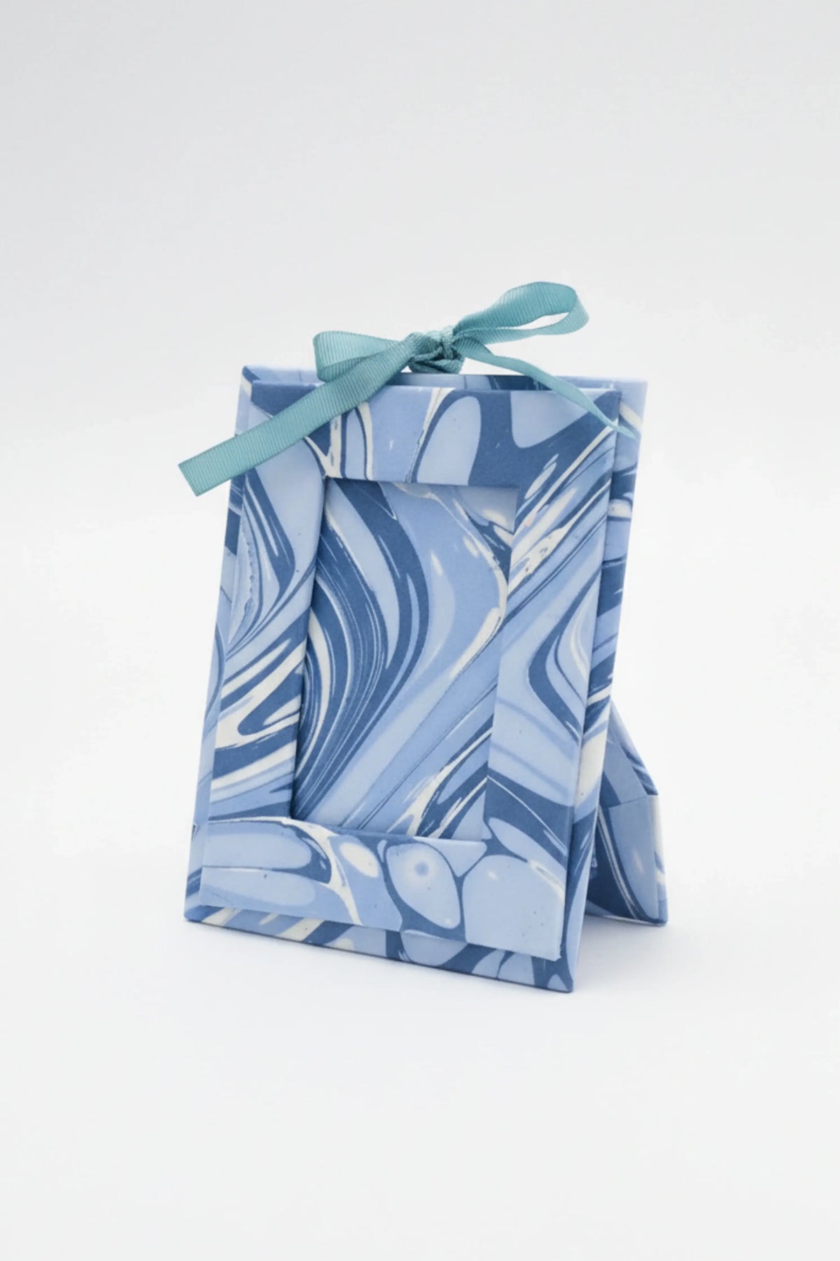Ocean Wave Mini Marbled Picture Frame Ornament