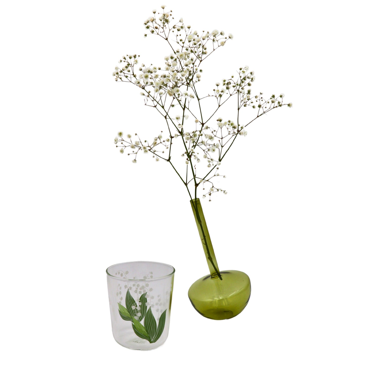 Tilted Sage Bud Vase