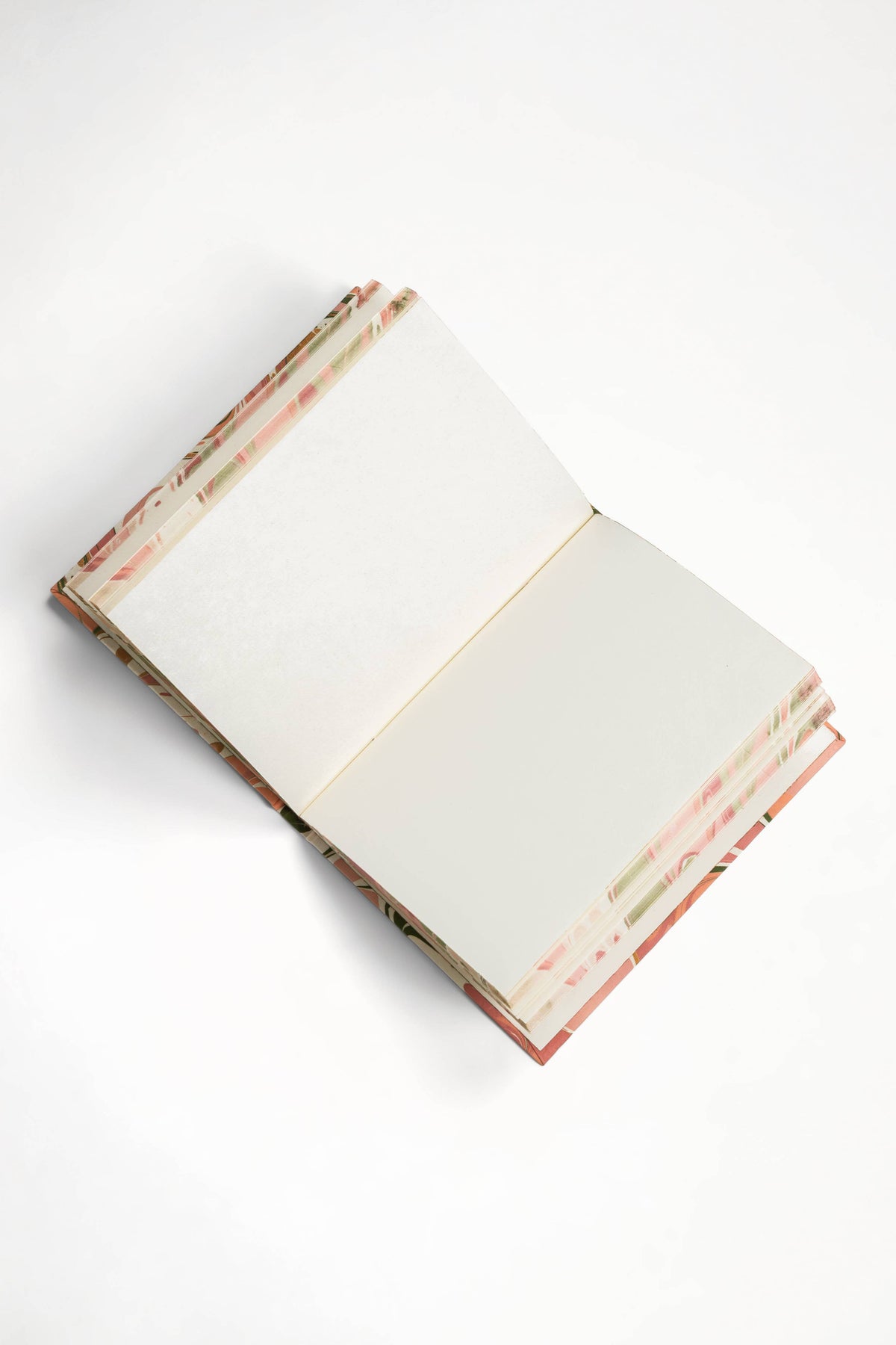 Peony Bloom Marbled Notebook