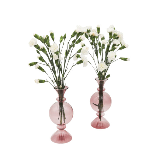 Cherry Blossom Bauble Vase - Pair
