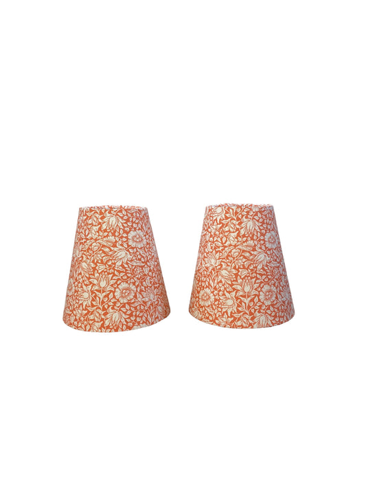 Mini Wandle Mallow in Coral Lampshade