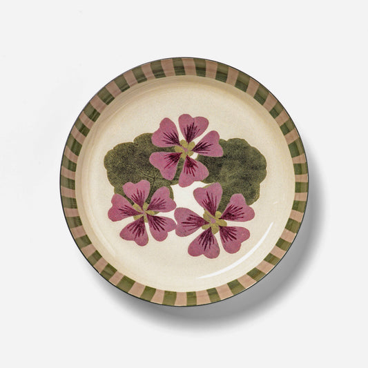 Geranium Small Enamel Tray
