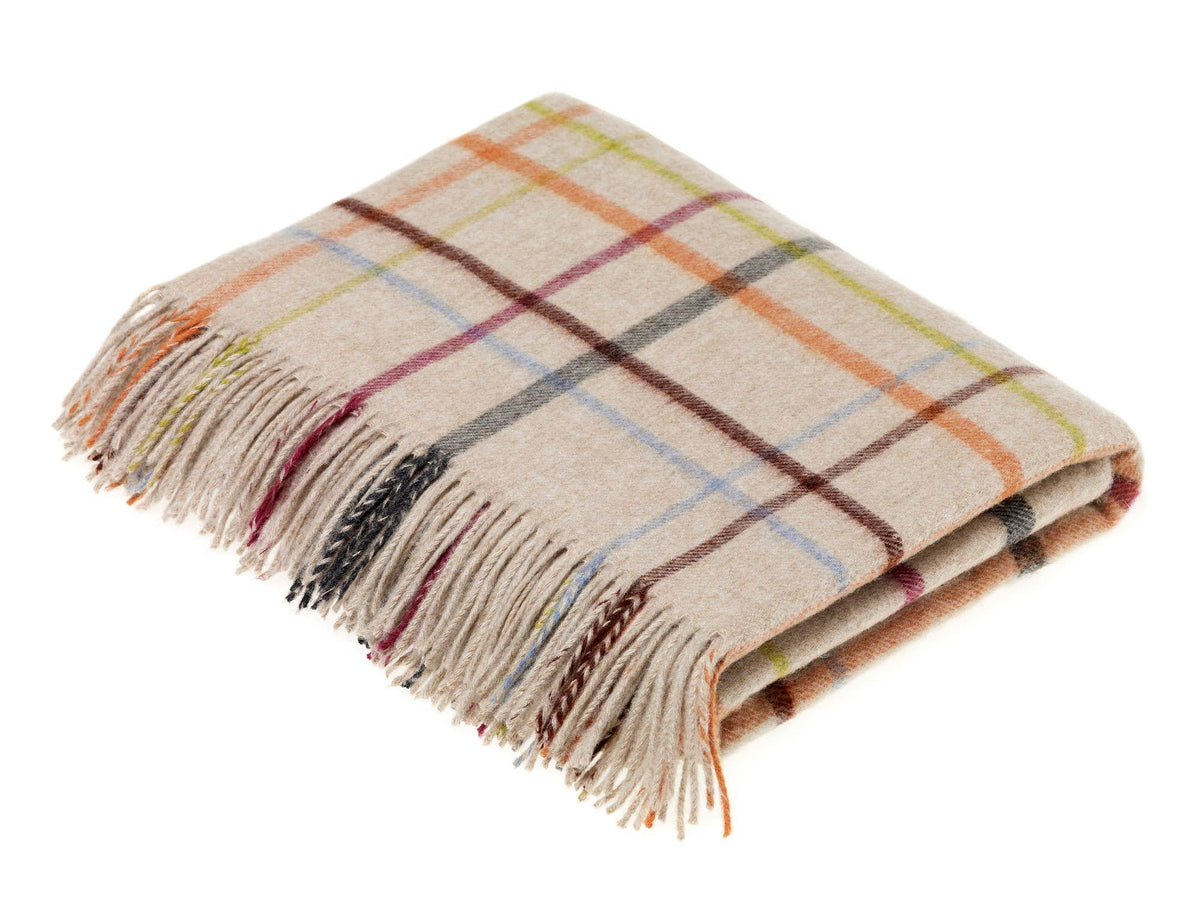 Contemporary Windowpane, Multi-Spot and Multi-Ribbon Range: Windowpane Beige