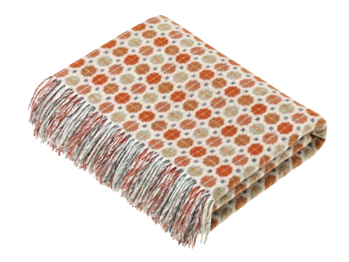 Merino Lambswool Throws-Clover
