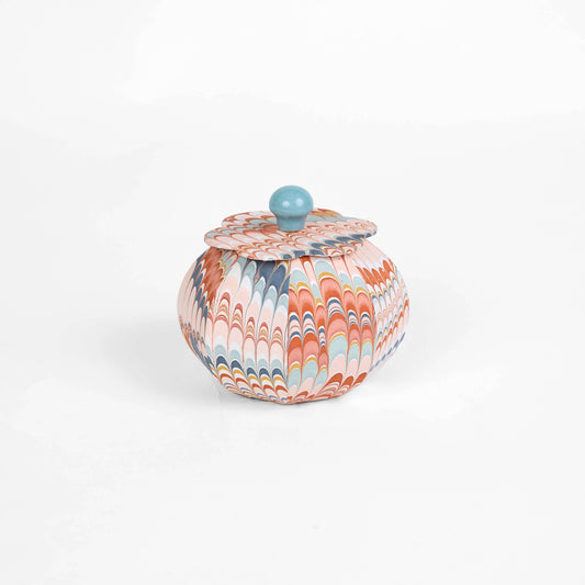 Marbled Dolium Jar - TWILIGHT MOUNTAIN