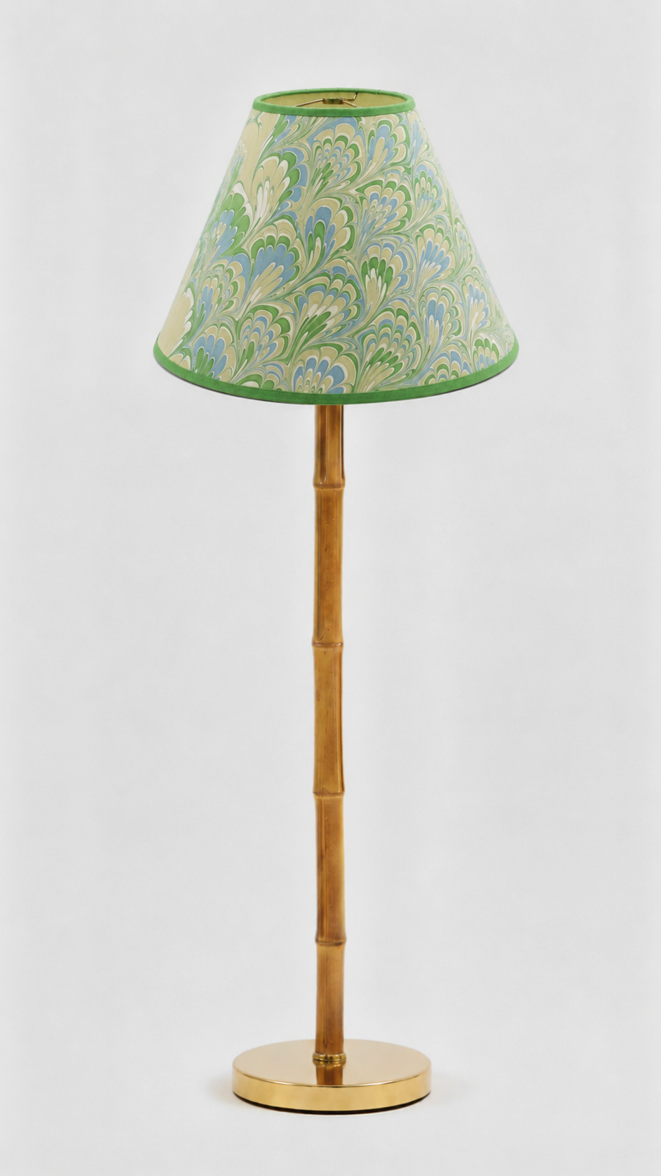 Seaglass Peacock Marbled Lampshade - 16"