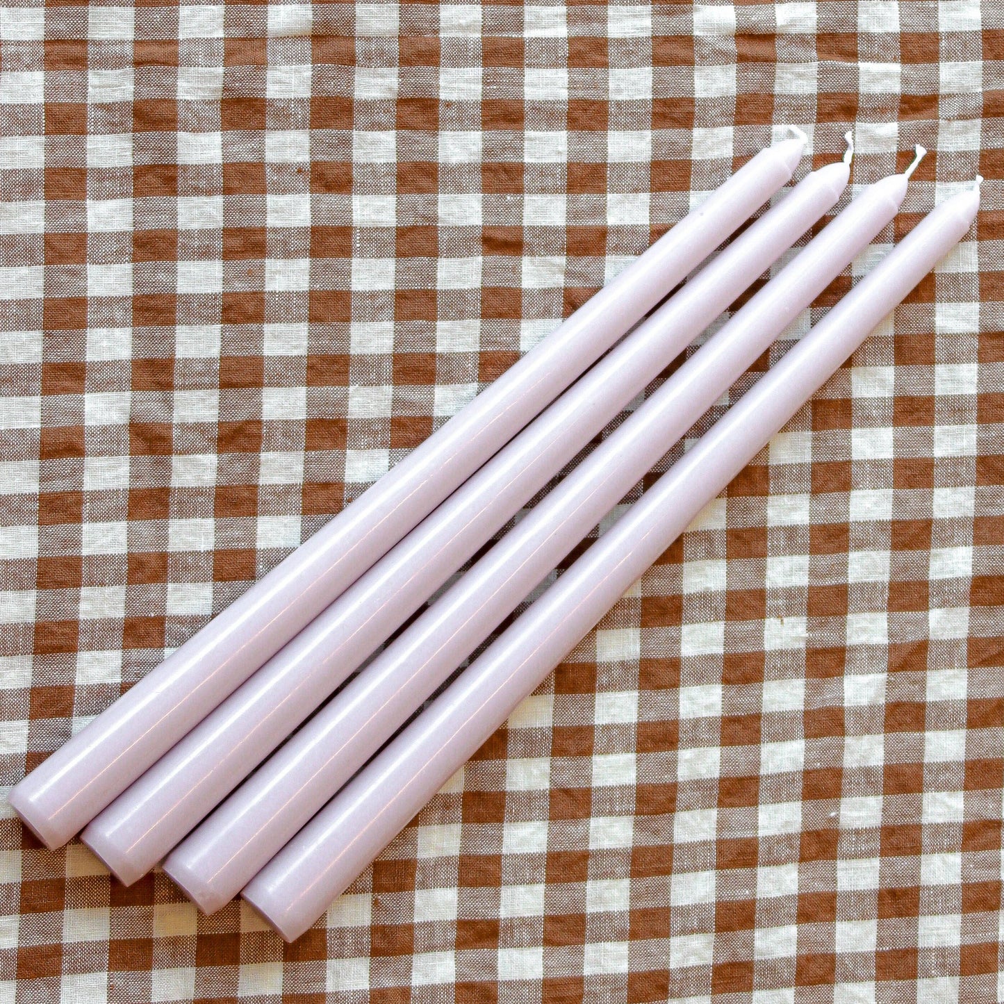 Lilac Hush Taper Candles