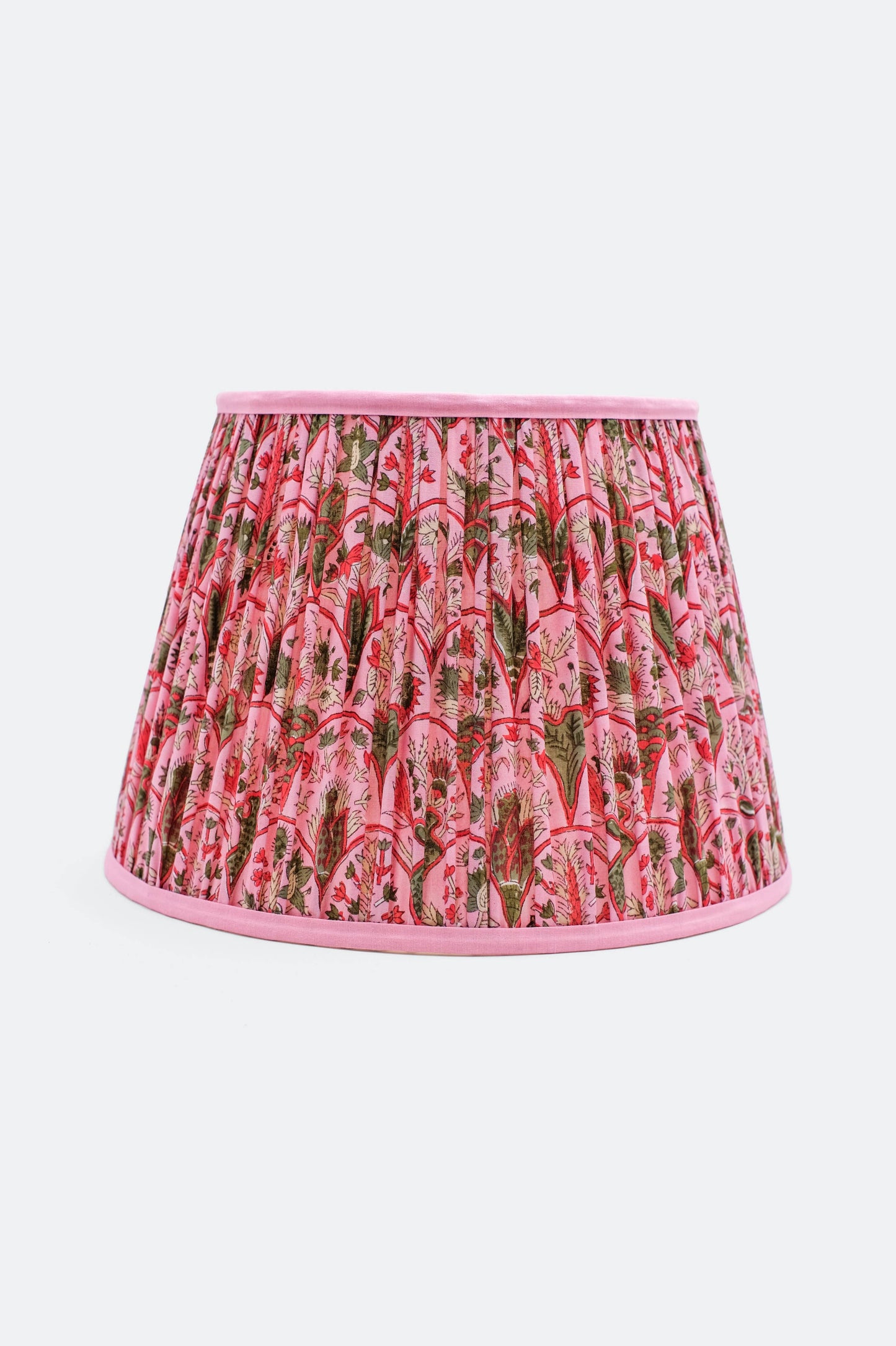 Pink Arch Blockprint Empire Shade - 14”