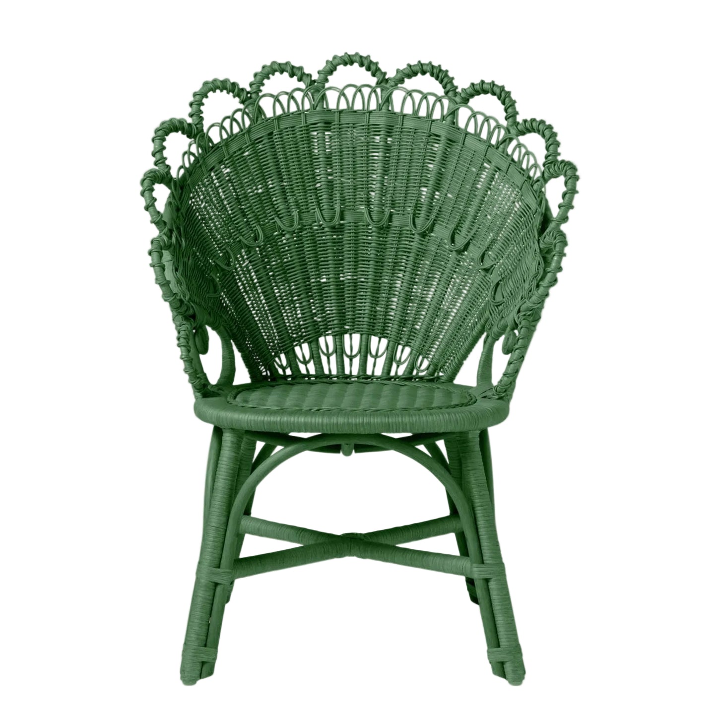 Green Gretel Rattan Chair