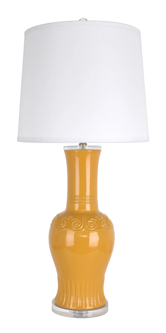 Sable Mustard Table Lamp