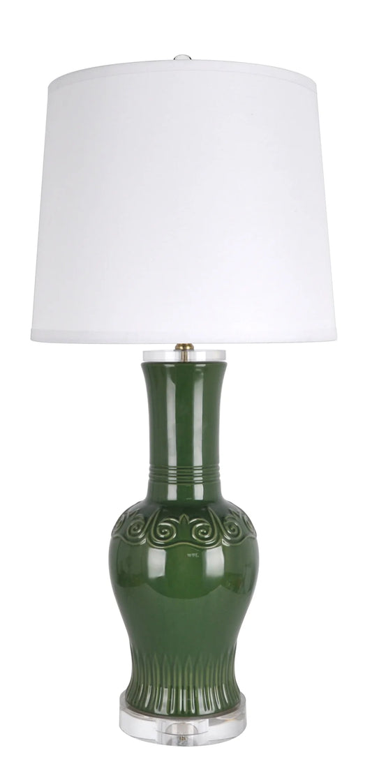 Sable Olive Green Table Lamp